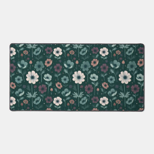Enchanting Anemone Pattern Desk Mat