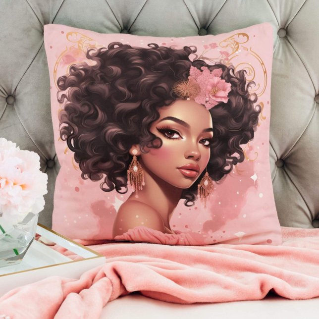 Enchanting Beauty  Throw Pillow (Creator Uploaded)