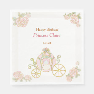 Enchanting Birthday Princess Standard Luncheon Napkin