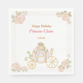 Enchanting Birthday Princess Standard Luncheon Napkin
