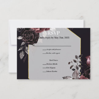 Enchanting Blooms RSVP Card