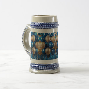 Enchanting Blue and Gold Coffee Mug Gift – Dreamy
