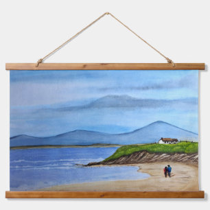 Enchanting Bluff by the Sea  Hanging Tapestry
