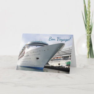 Enchanting Bow Custom Bon Voyage Card