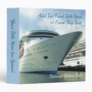 Enchanting Bow Three Title Custom Binder