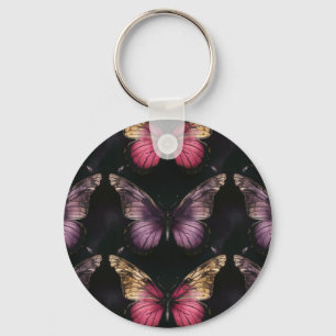 Enchanting Butterfly Pattern Keychain