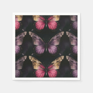 Enchanting Butterfly Pattern Napkin