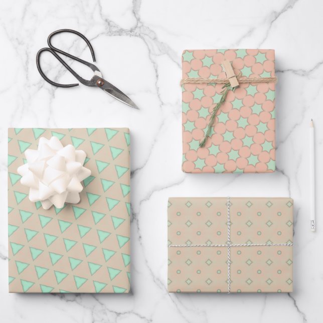 Enchanting Canvas Wrapping Paper Flat Sheet Set (Front)
