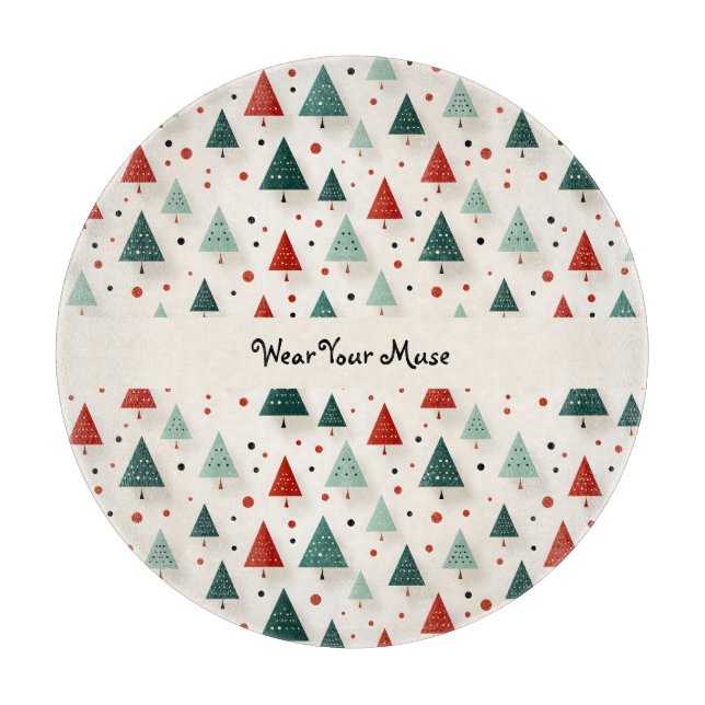 Enchanting Christmas Tree  Cutting Board (Front)