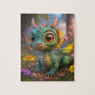 Enchanting Dragon Garden 110-Piece Kids Puzzle