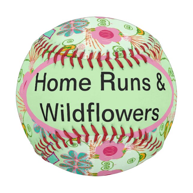 Enchanting Eclectic Garden: Diverse Floral Beauty  Baseball (Front)