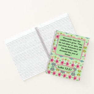 Enchanting Eclectic Garden: Diverse Floral Beauty Notebook