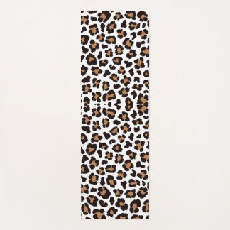 Enchanting Elegant Natural Leopard Patterns Yoga Mat