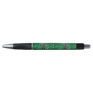 Enchanting Emergence: The Green Sparkle Frog Pen