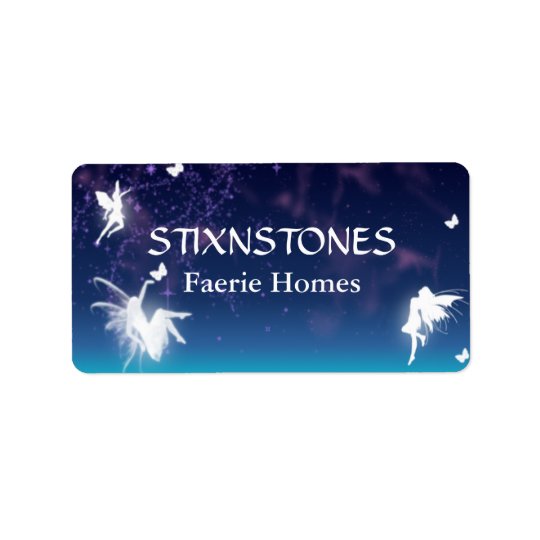 Enchanting Fairies Custom Label