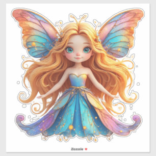 Enchanting Fantasy Fairy with Colourful Wings