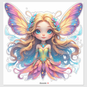 Enchanting Fantasy Fairy with Colourful Wings