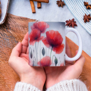 Enchanting Field of Poppies  Coffee Mug