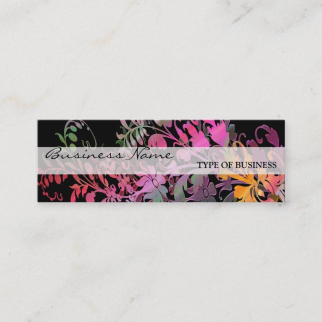 Enchanting Flowers Business Card (Front)