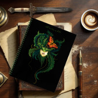 Enchanting Forest Dryad Woman Butterfly Fantasy