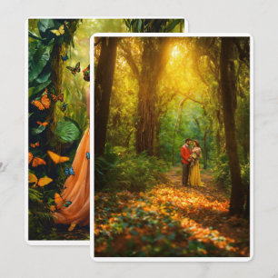 Enchanting Forest Wedding Card