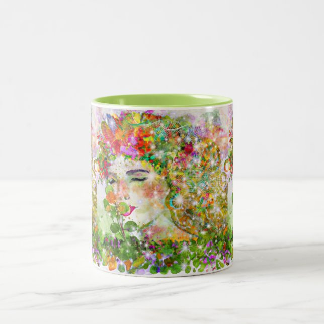 Enchanting Goddess Two-Tone Coffee Mug (Center)