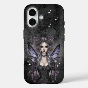 Enchanting Gothic Fairy Design iPhone 16 Case