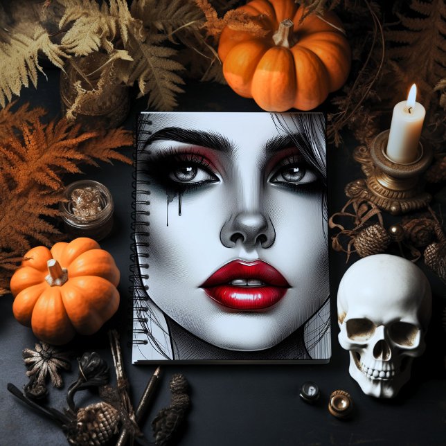 Enchanting Gothic Muse – Bold Alternative Notebook (Creator Uploaded)