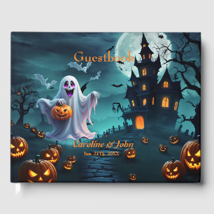 Enchanting Halloween design conveys. Guest Book