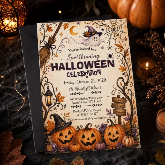 Enchanting Halloween invitation (Creator Uploaded)