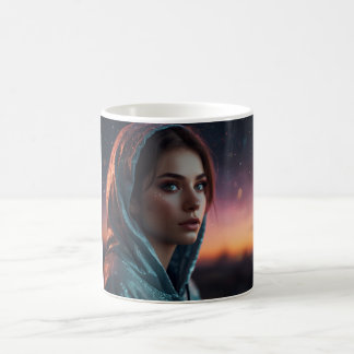  "Enchanting Hooded Portrait Mug"  Coffee Mug