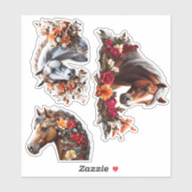 Enchanting Horses Vinyl Stickers Customize