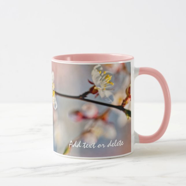 Enchanting Japanese Apricot Flowers Mug (Right)