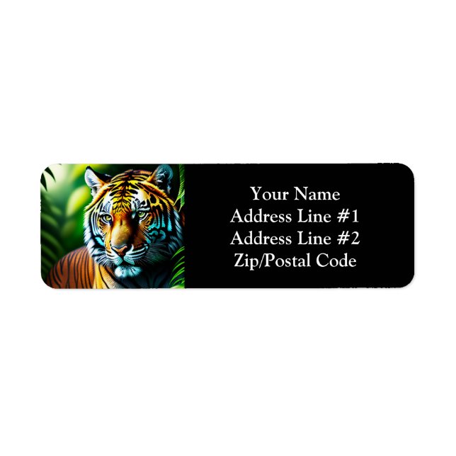 Enchanting Jungle Tiger - Fierce And Free (Front)