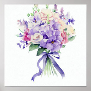 Enchanting Lilac, Attendants Bouquet Poster