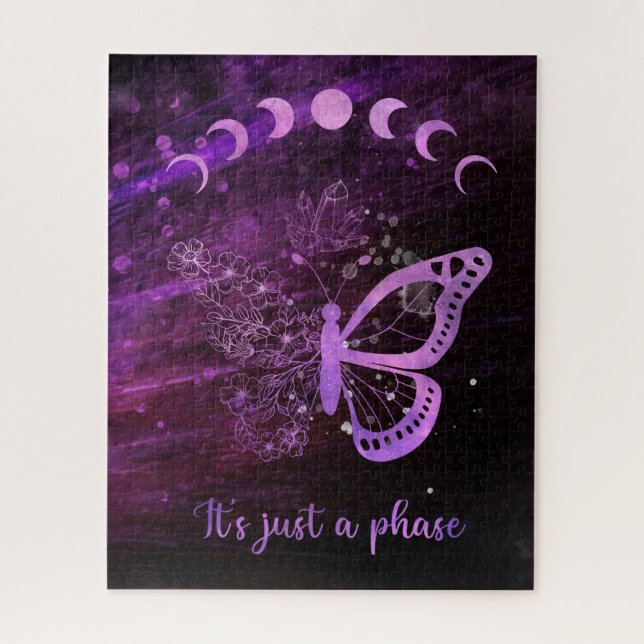 Enchanting Luna Butterfly Jigsaw Puzzle (Vertical)