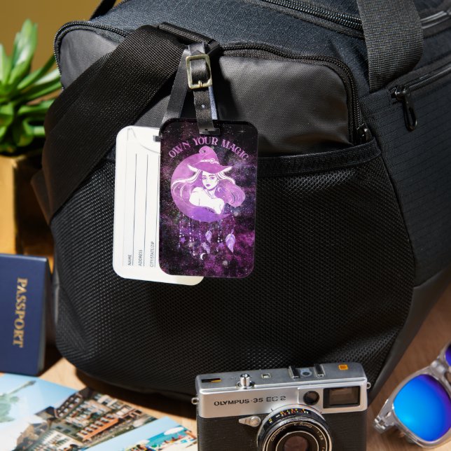 Enchanting Magic Luggage Tag (Front & Back)