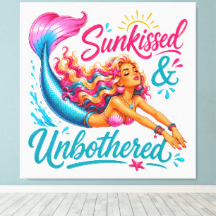 Enchanting Mermaid Fantasy Ocean Wall Art Wrapped