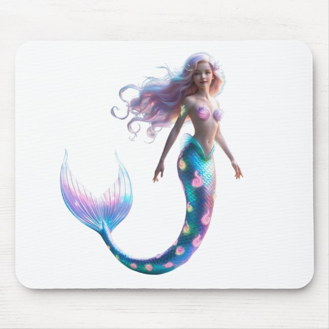 Enchanting Mermaid Mouse Pad (Front)