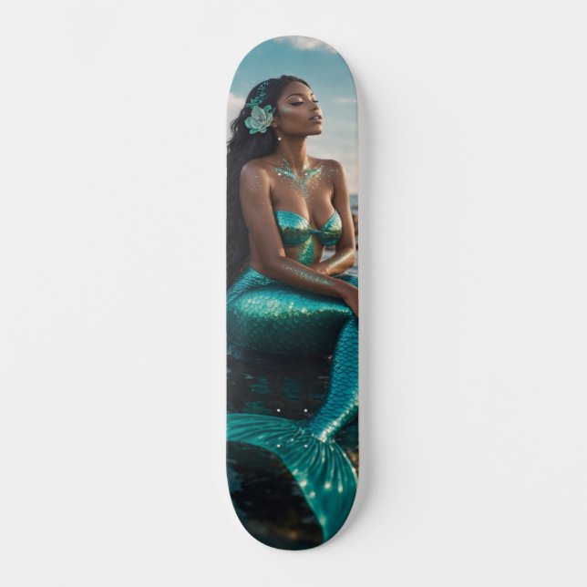 Enchanting Mermaid Skateboard (Front)