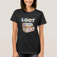 Enchanting Mimic Chest "Loot" Pastel Gaming Art