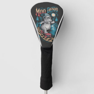 Enchanting Moo Deng Hippo Golf Head Cover