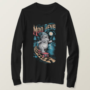 Enchanting Moo Deng Hippo T-Shirt