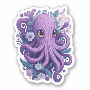 "Enchanting Octopus Dream: Studio Ghibli Inspired"