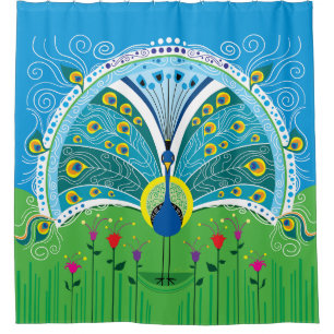 Enchanting Peacock Symmetry