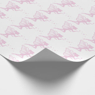 Enchanting Pink Fairy Dust Wrapping Paper