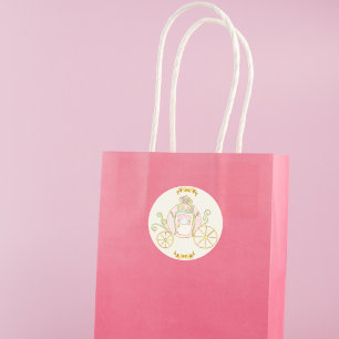 Enchanting Princess Carriage Sticker
