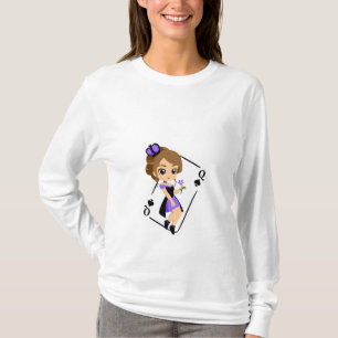 "Enchanting Queen of Spades Women’s Long Sleeve  T-Shirt