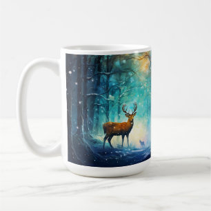 Enchanting Snowy Forest Artwork-82109 Coffee Mug