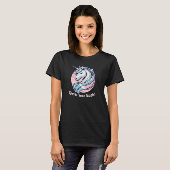 Enchanting Unicorn Magic T-Shirt (Front Full)